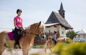 Auch Reitunterricht wird am Schaglhof angeboten, © Fred Lindmoser