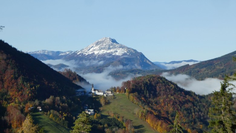 Annaberg Ort, im Hintergrund der Ötscher, © Karl Schachinger